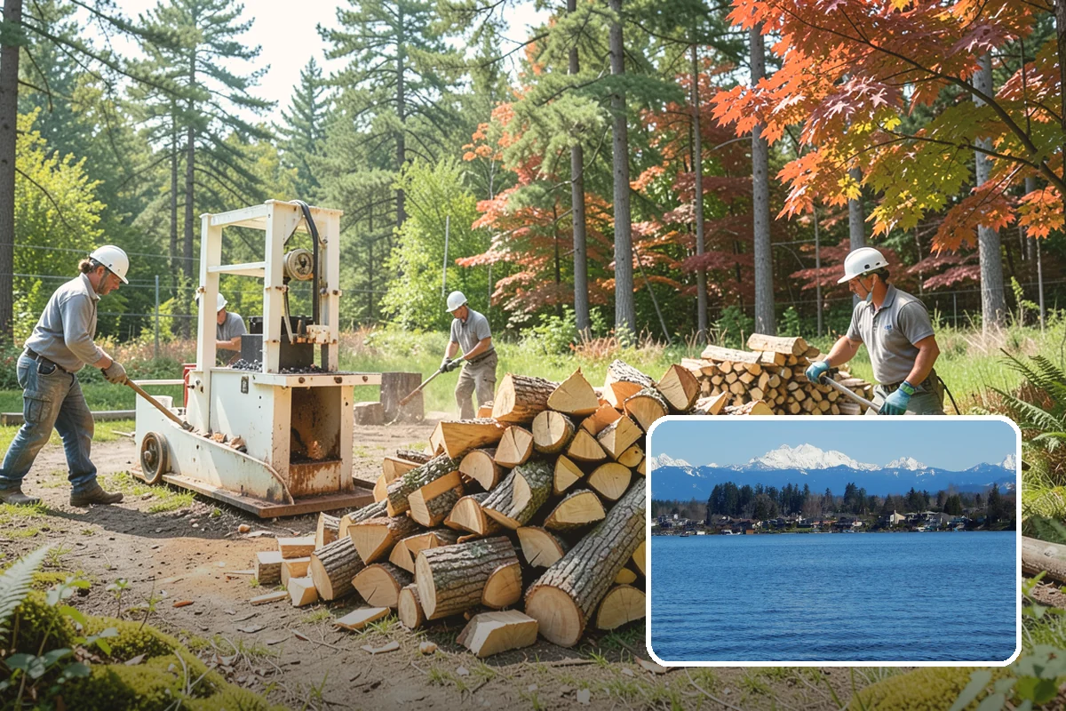 Kiln-Dried Firewood in Lake Stevens, Snohomish County, WA - Extremely low moisture for instant, reliable lighting