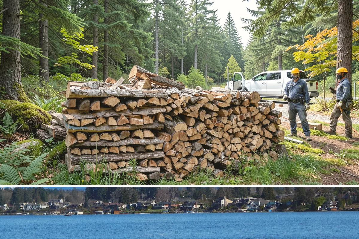 Kiln-Dried Firewood in Lake Stevens, Snohomish County, WA - Kiln-dried wood is available year-round and is especially valuable during the wettest winter months when air-dried wood struggles.