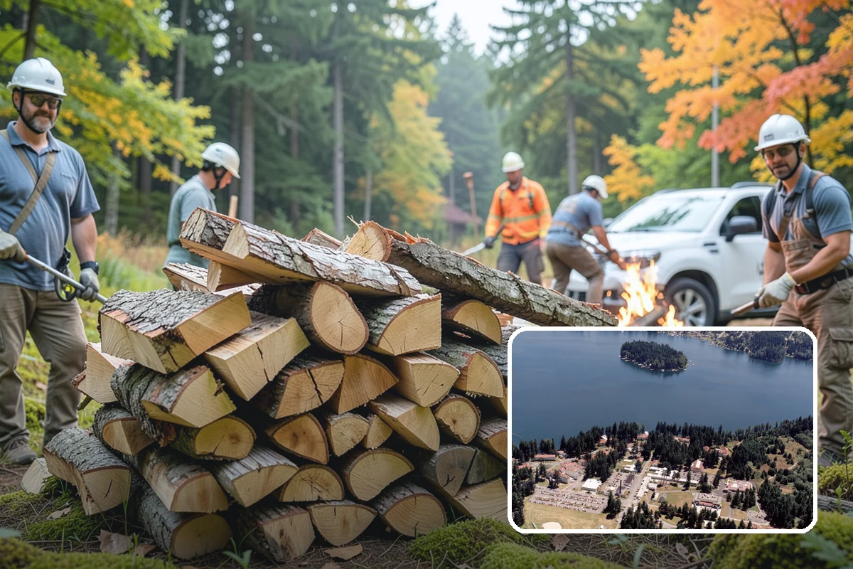 Kiln-Dried Firewood in Lakewood, Pierce County, WA - Extremely low moisture for instant, reliable lighting