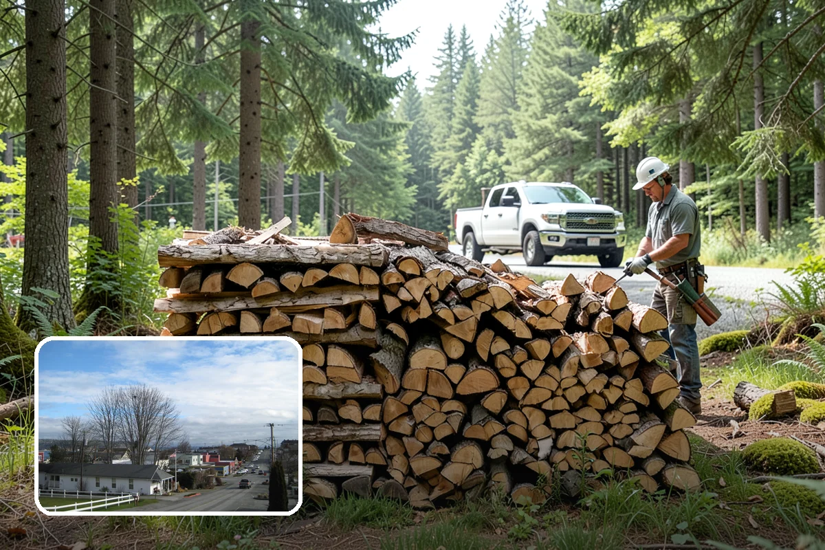 Kiln-Dried Firewood in Langley, Island County, WA - Extremely low moisture for instant, reliable lighting