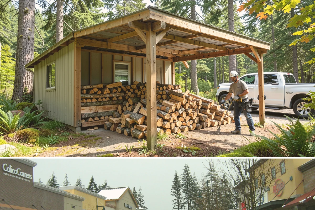 Kiln-Dried Firewood in Mill Creek, Snohomish County, WA - Kiln-dried wood is available year-round and is especially valuable during the wettest winter months when air-dried wood struggles.