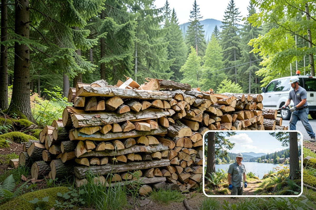Kiln-Dried Firewood in Milton, King County, WA - Extremely low moisture for instant, reliable lighting