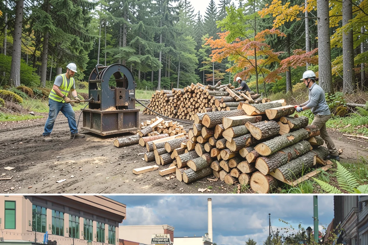 Kiln-Dried Firewood in Monroe, Snohomish County, WA - Kiln-dried wood is available year-round and is especially valuable during the wettest winter months when air-dried wood struggles.