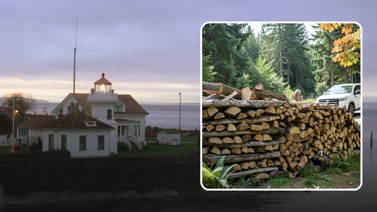 Kiln-Dried Firewood in Mukilteo, Snohomish County, WA - Our kiln-dried firewood is heat-dried to a very low moisture level, so it lights instantly and burns hot even in soggy Pacific...