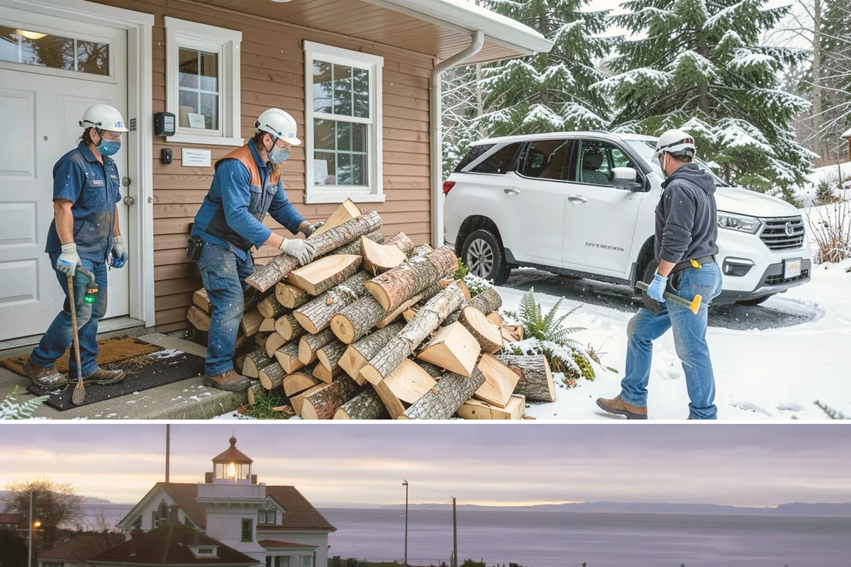 Kiln-Dried Firewood in Mukilteo, Snohomish County, WA - Kiln-dried wood is available year-round and is especially valuable during the wettest winter months when air-dried wood struggles.