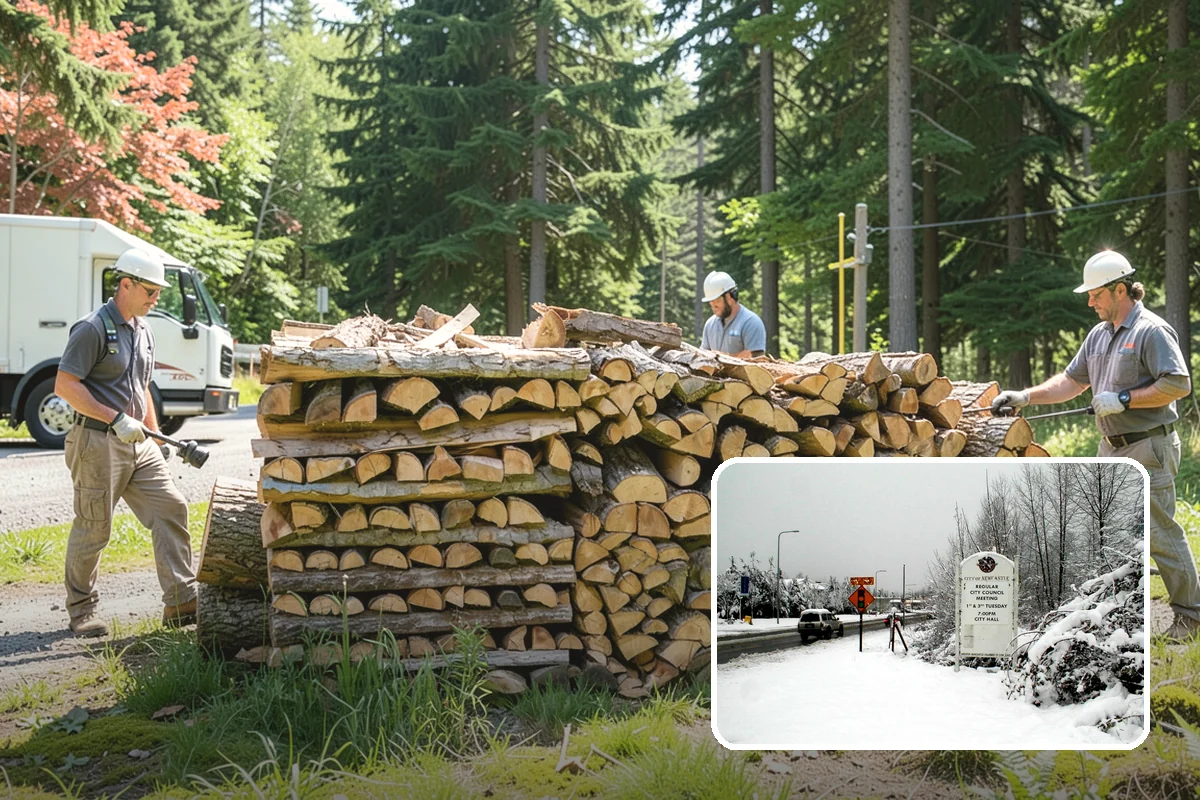 Kiln-Dried Firewood in Newcastle, King County, WA - Extremely low moisture for instant, reliable lighting
