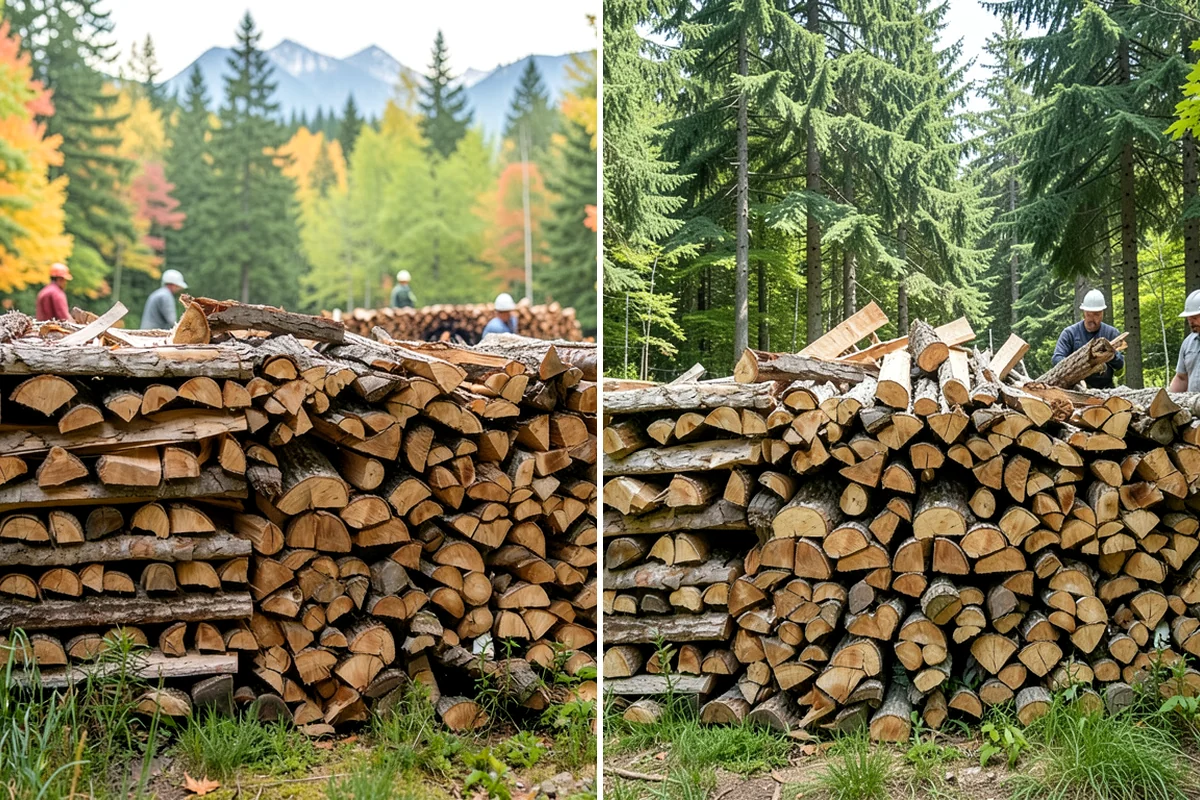 Kiln-Dried Firewood in Normandy Park, King County, WA - Seasoned wood is loaded into our drying kiln