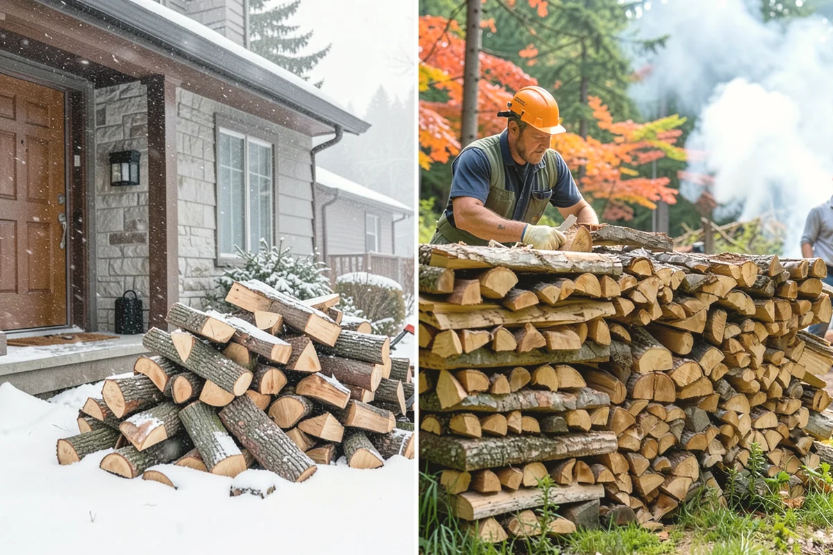 Kiln-Dried Firewood in Oak Harbor, Island County, WA - Seasoned wood is loaded into our drying kiln