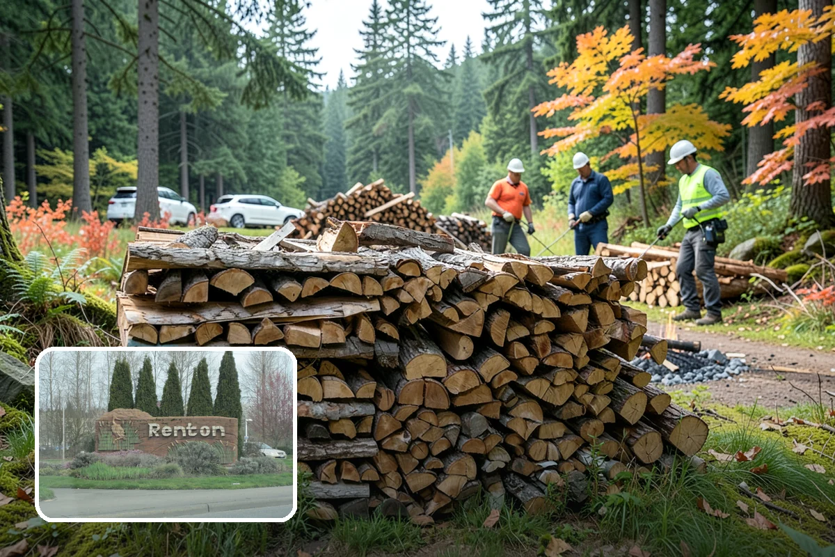 Kiln-Dried Firewood in Renton, King County, WA - Extremely low moisture for instant, reliable lighting