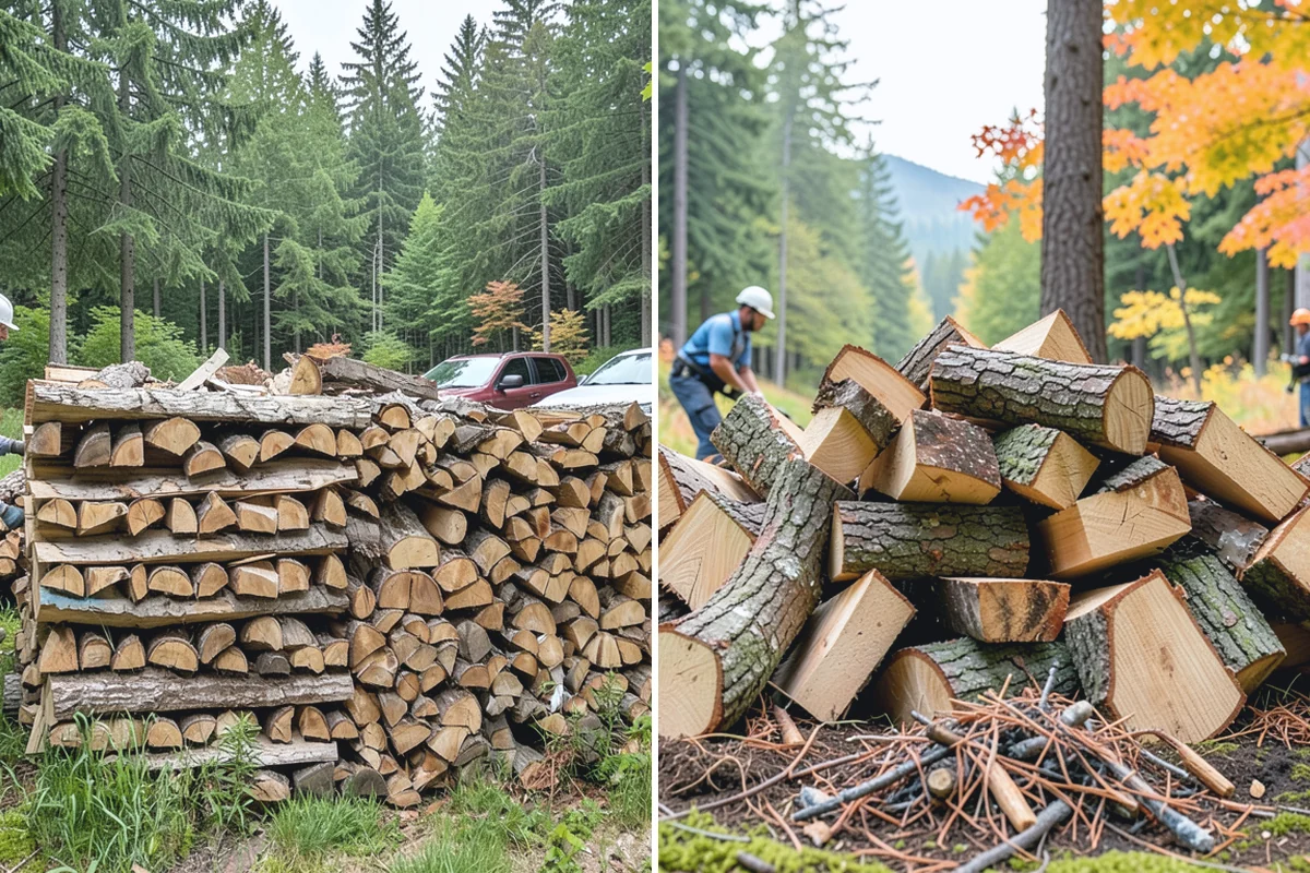 Kiln-Dried Firewood in Renton, King County, WA - Seasoned wood is loaded into our drying kiln