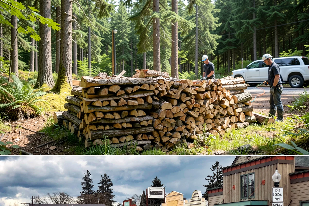 Kiln-Dried Firewood in Roy, Pierce County, WA - Kiln-dried wood is available year-round and is especially valuable during the wettest winter months when air-dried wood struggles.