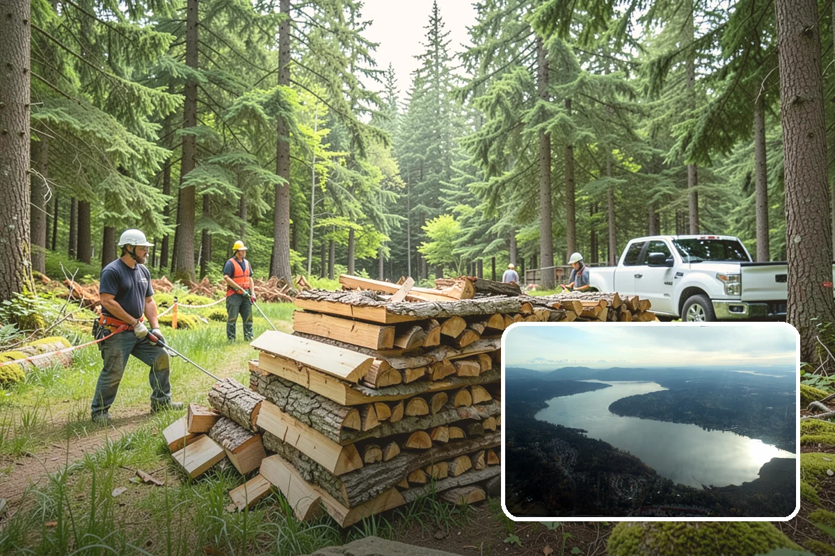 Kiln-Dried Firewood in Sammamish, King County, WA - Extremely low moisture for instant, reliable lighting