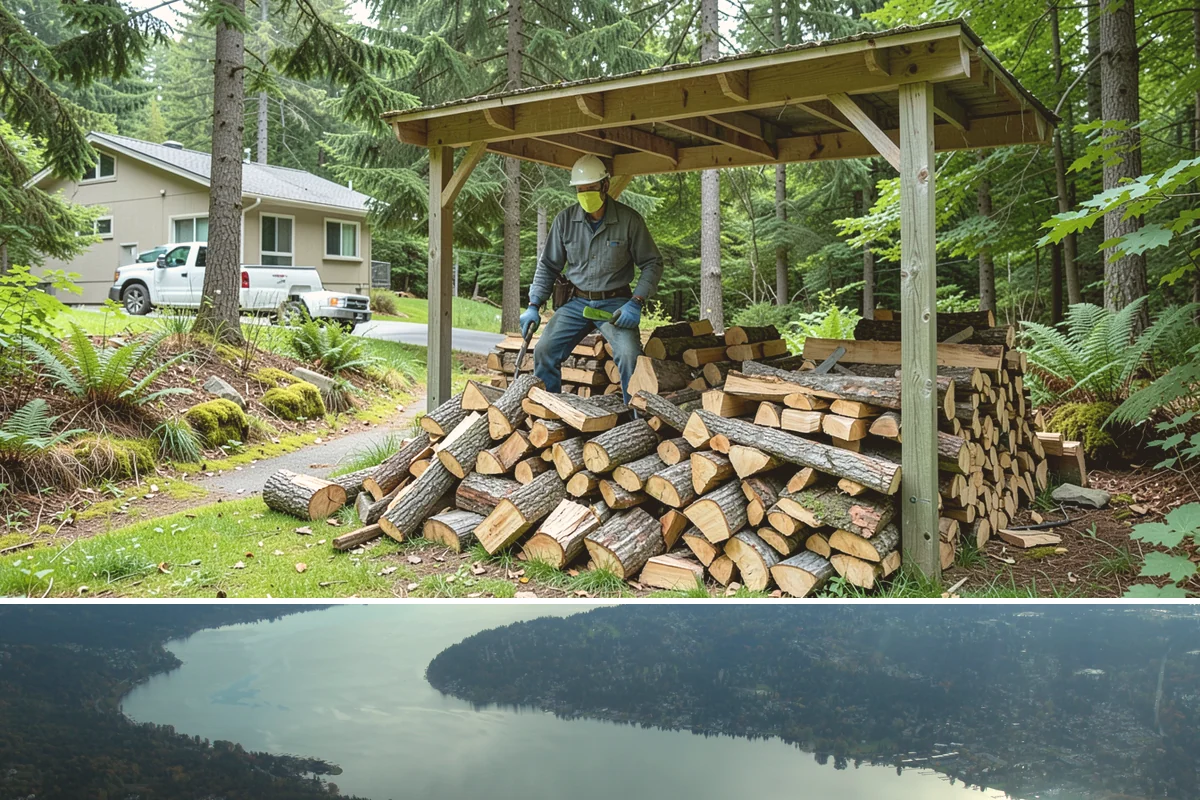 Kiln-Dried Firewood in Sammamish, King County, WA - Kiln-dried wood is available year-round and is especially valuable during the wettest winter months when air-dried wood struggles.