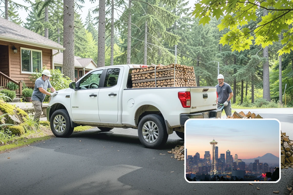 Kiln-Dried Firewood in Seattle, King County, WA - Extremely low moisture for instant, reliable lighting