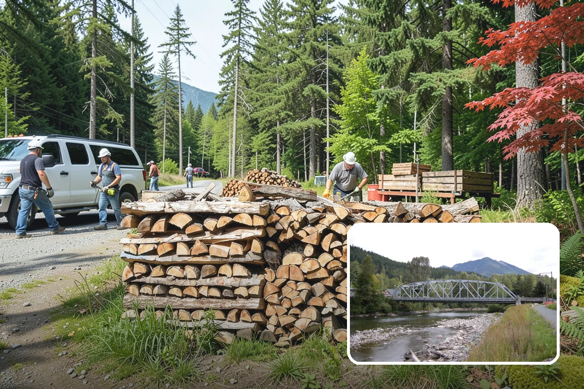 Kiln-Dried Firewood in Skykomish, King County, WA - Extremely low moisture for instant, reliable lighting