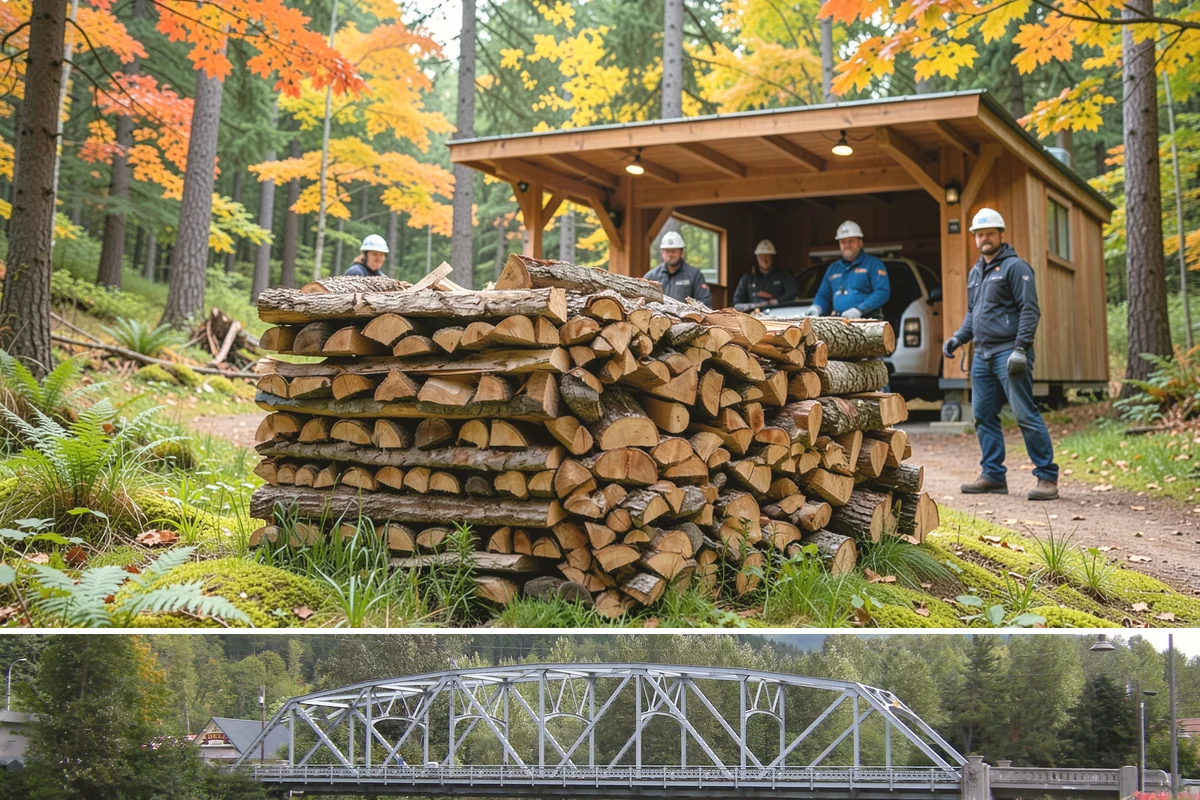 Kiln-Dried Firewood in Skykomish, King County, WA - Kiln-dried wood is available year-round and is especially valuable during the wettest winter months when air-dried wood struggles.
