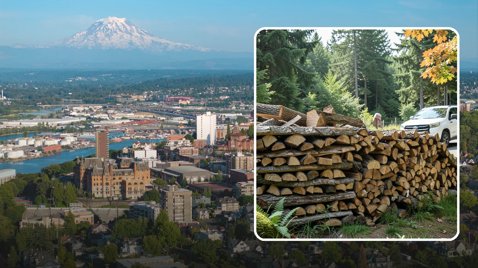 Kiln-Dried Firewood in Tacoma, Pierce County, WA - Our kiln-dried firewood is heat-dried to a very low moisture level, so it lights instantly and burns hot even in soggy Pacific...