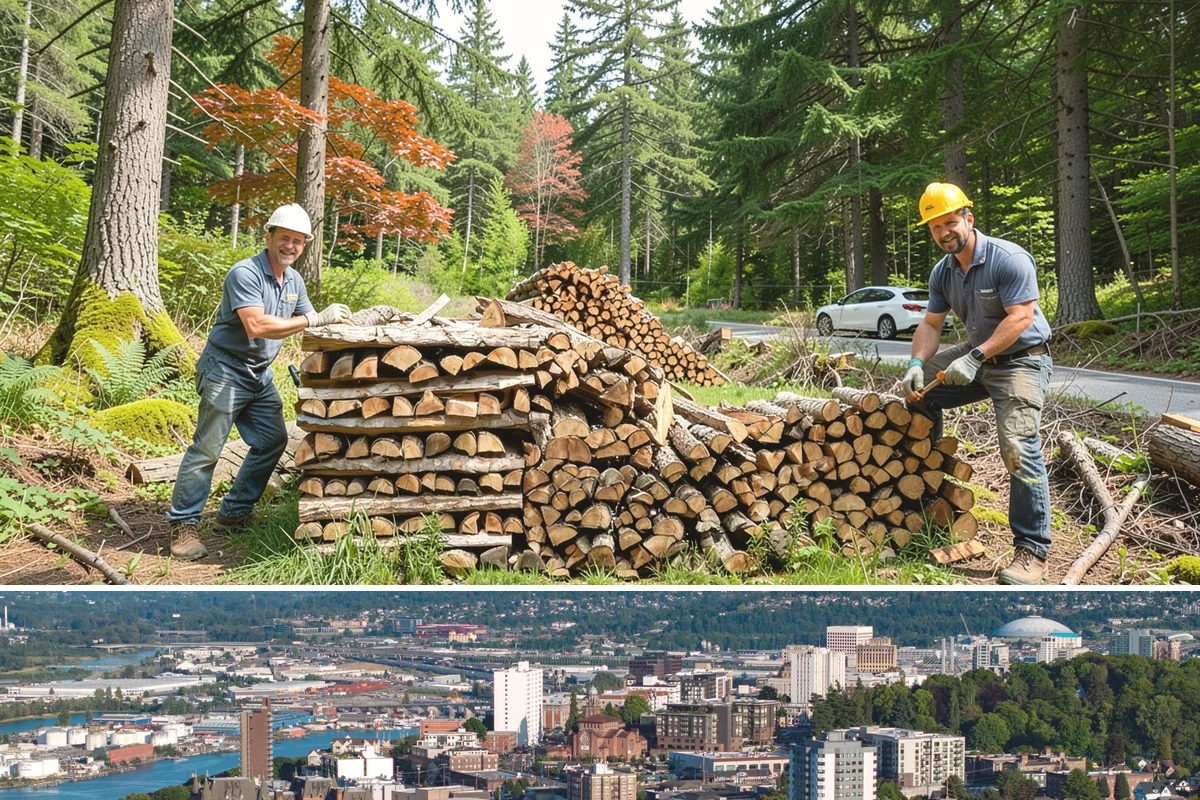 Kiln-Dried Firewood in Tacoma, Pierce County, WA - Kiln-dried wood is available year-round and is especially valuable during the wettest winter months when air-dried wood struggles.