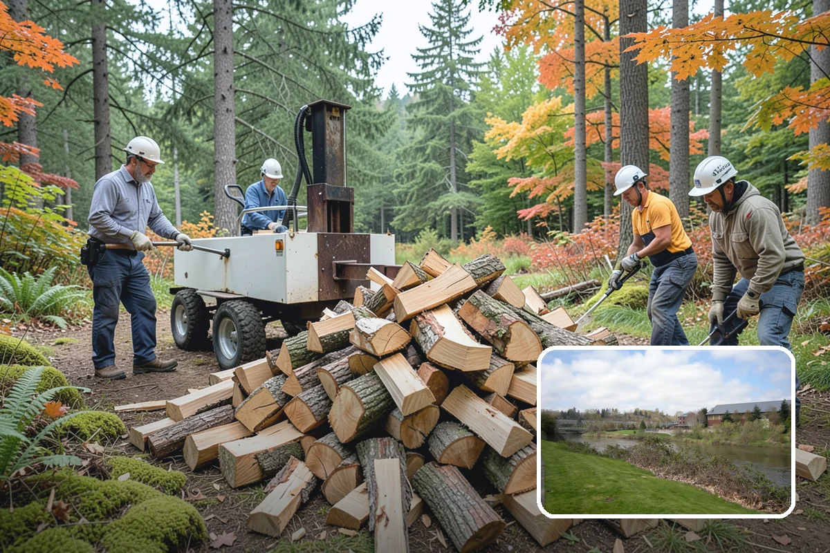 Kiln-Dried Firewood in Tukwila, King County, WA - Extremely low moisture for instant, reliable lighting