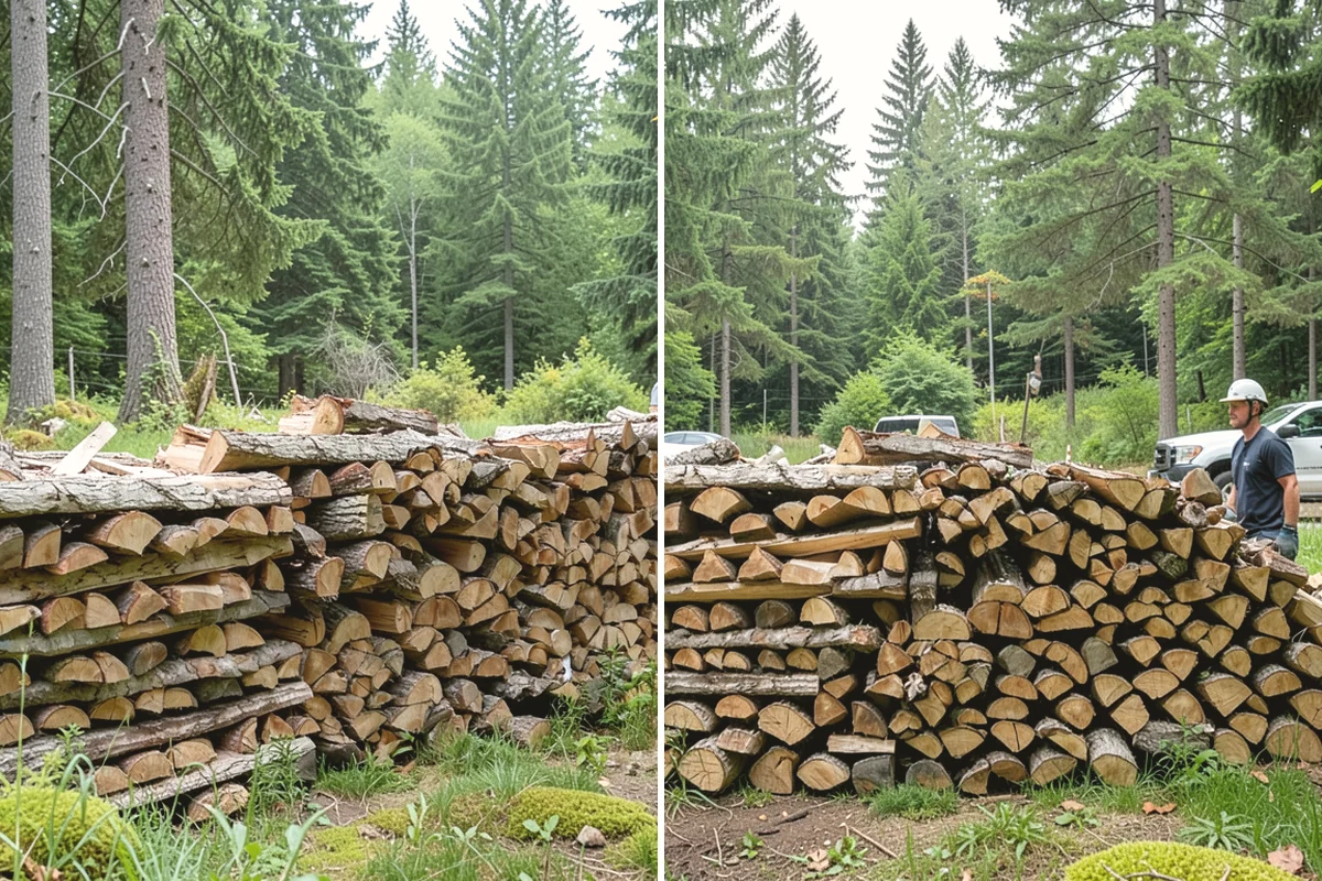 Kiln-Dried Firewood in Tukwila, King County, WA - Seasoned wood is loaded into our drying kiln