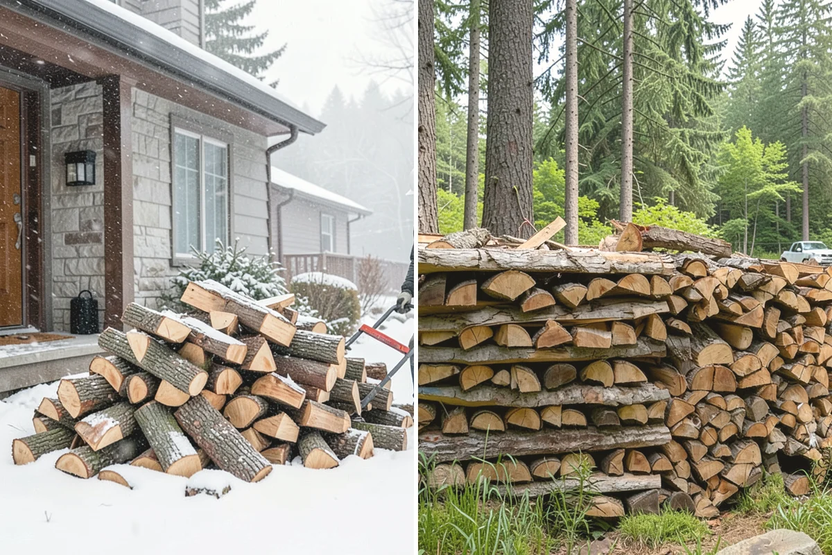 Kiln-Dried Firewood in University Place, Pierce County, WA - Seasoned wood is loaded into our drying kiln