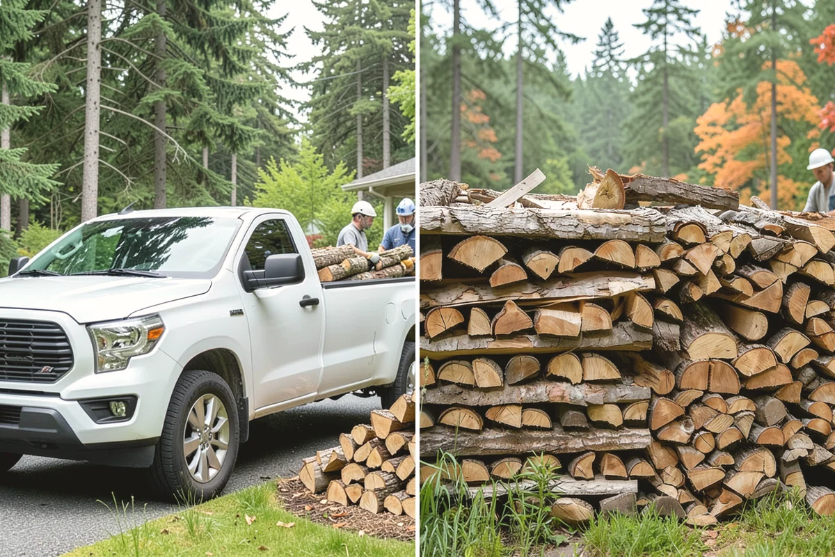 Kiln-Dried Firewood in Yarrow Point, King County, WA - Seasoned wood is loaded into our drying kiln