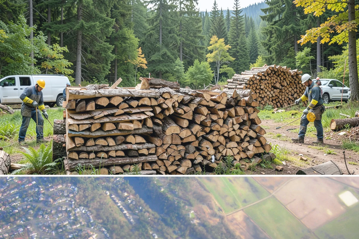 Kiln-Dried Hardwood in Algona, King County, WA - Popular in late fall and winter when reliable, ready-to-burn heat matters most.