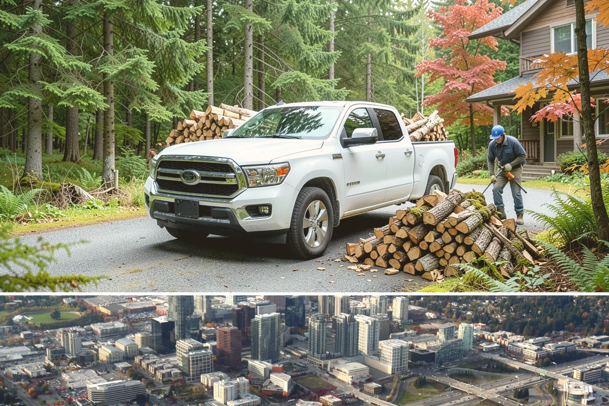 Kiln-Dried Hardwood in Bellevue, King County, WA - Popular in late fall and winter when reliable, ready-to-burn heat matters most.