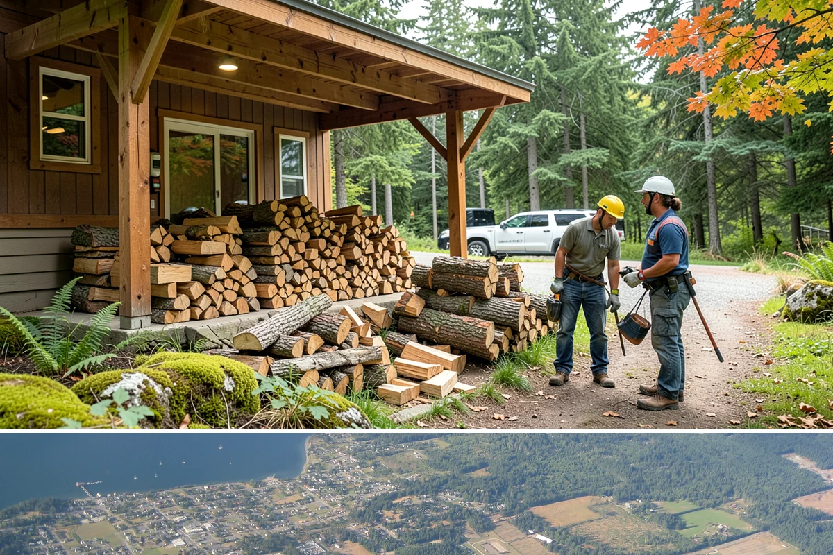 Kiln-Dried Hardwood in Coupeville, Island County, WA - Popular in late fall and winter when reliable, ready-to-burn heat matters most.