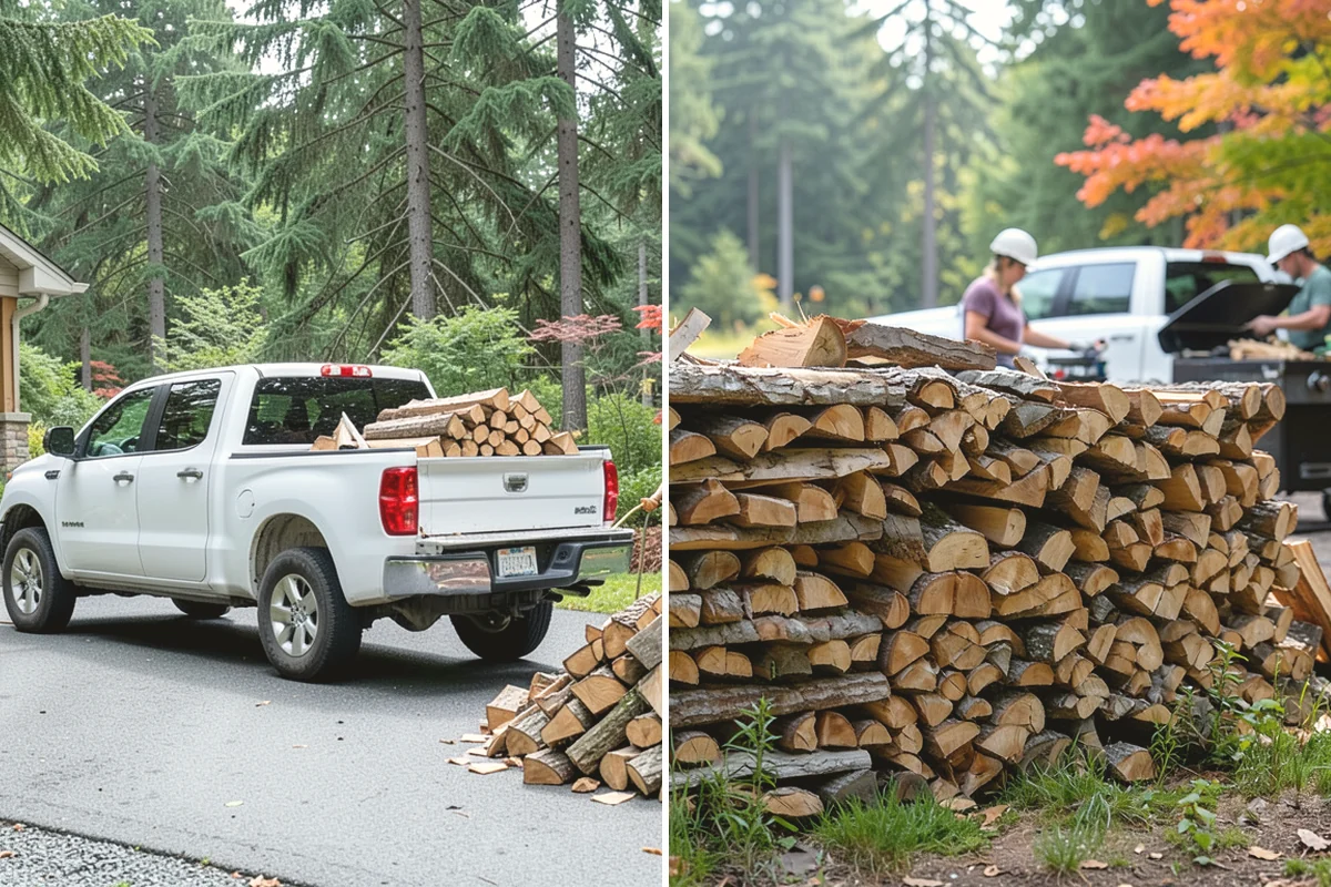 Kiln-Dried Hardwood in Duvall, King County, WA - Split wood is loaded into the drying kiln