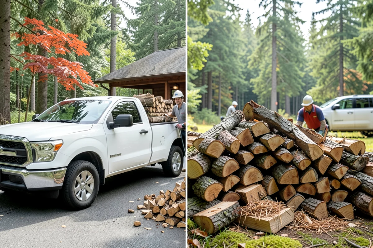 Kiln-Dried Hardwood in Enumclaw, King County, WA - Split wood is loaded into the drying kiln