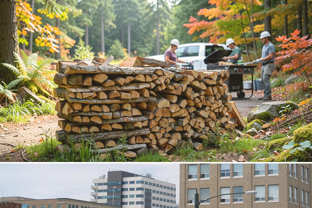 Kiln-Dried Hardwood in Everett, Snohomish County, WA - Popular in late fall and winter when reliable, ready-to-burn heat matters most.