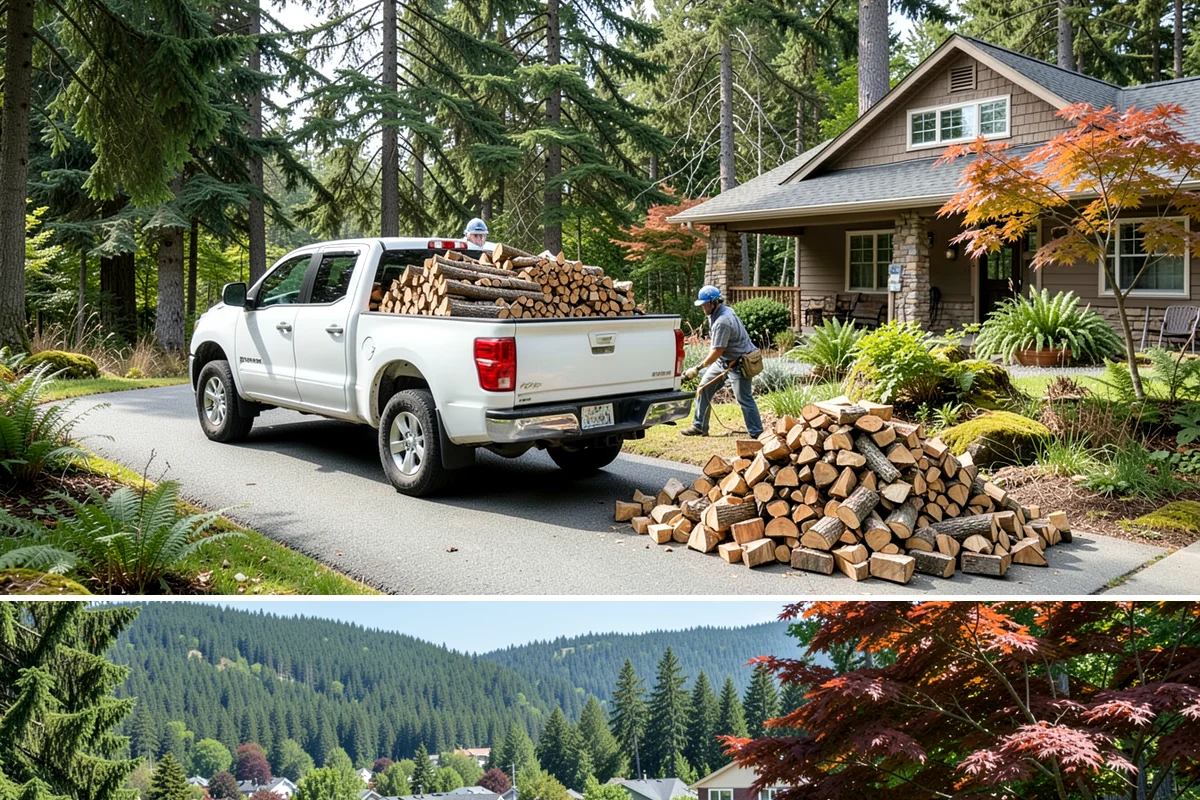 Kiln-Dried Hardwood in Index, Snohomish County, WA - Popular in late fall and winter when reliable, ready-to-burn heat matters most.