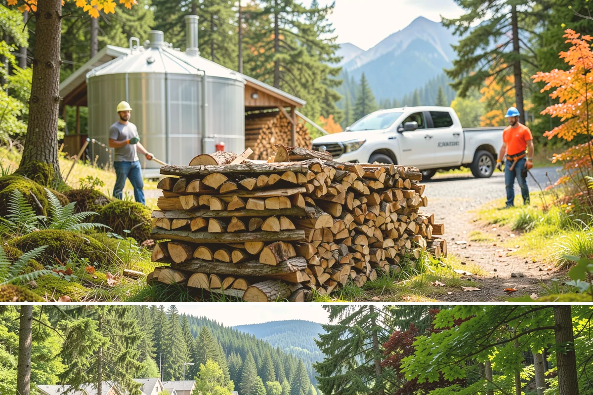 Kiln-Dried Hardwood in Lake Forest Park, King County, WA - Popular in late fall and winter when reliable, ready-to-burn heat matters most.
