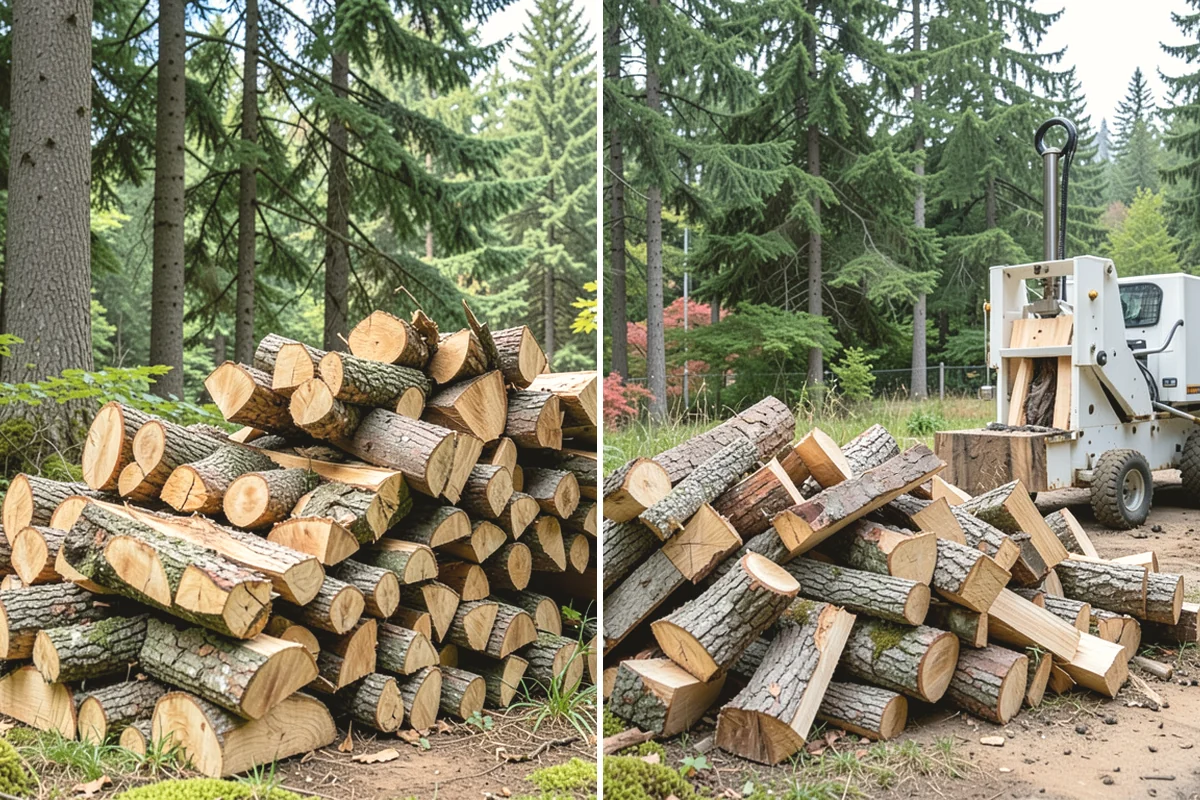 Kiln-Dried Hardwood in Lake Stevens, Snohomish County, WA - Split wood is loaded into the drying kiln