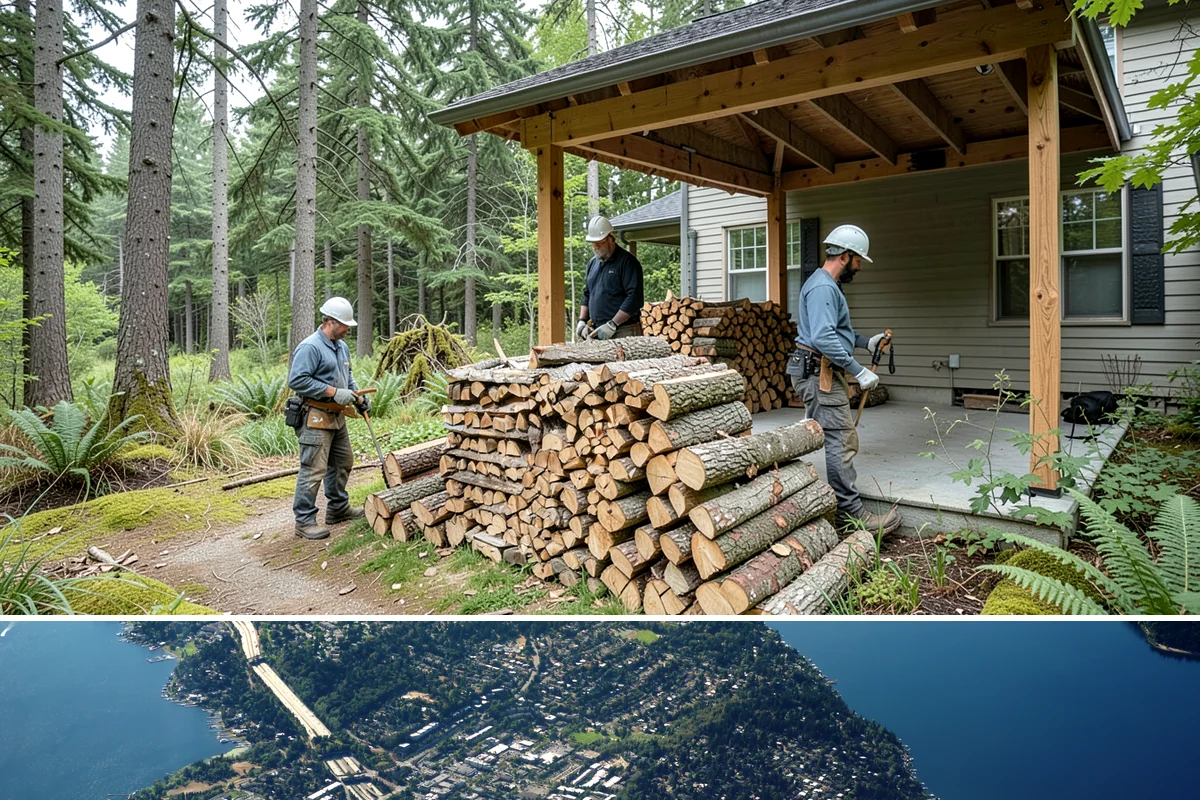 Kiln-Dried Hardwood in Mercer Island, King County, WA - Popular in late fall and winter when reliable, ready-to-burn heat matters most.