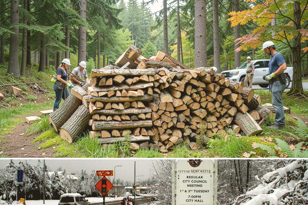 Kiln-Dried Hardwood in Newcastle, King County, WA - Popular in late fall and winter when reliable, ready-to-burn heat matters most.