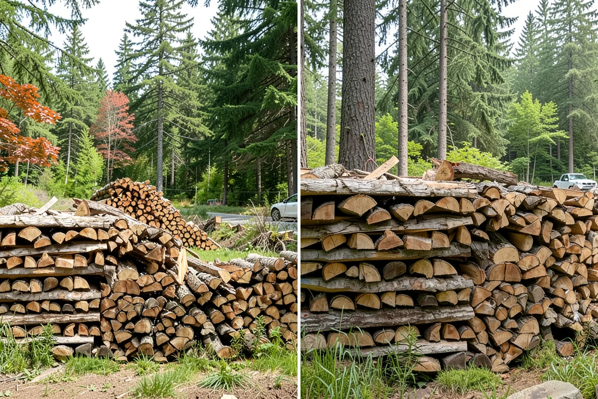 Kiln-Dried Hardwood in Pacific, King County, WA - Split wood is loaded into the drying kiln