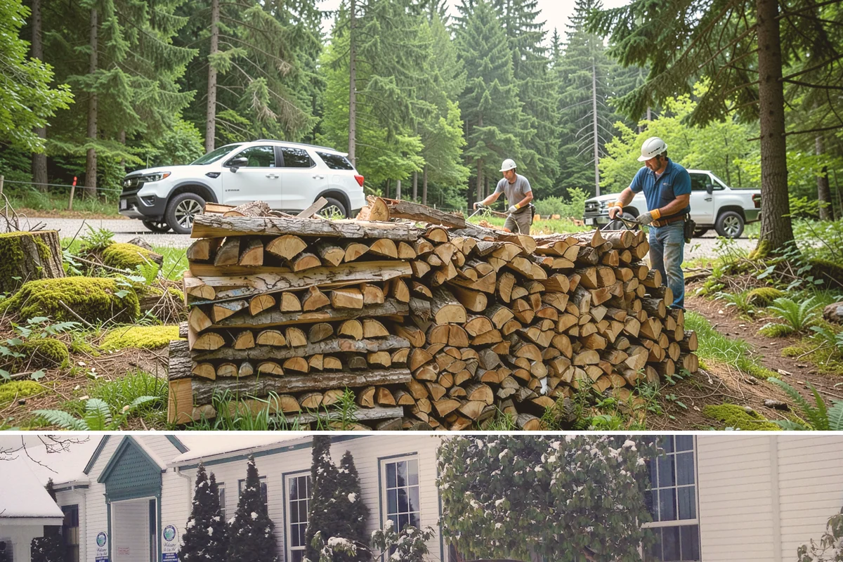Kiln-Dried Hardwood in Pacific, King County, WA - Popular in late fall and winter when reliable, ready-to-burn heat matters most.