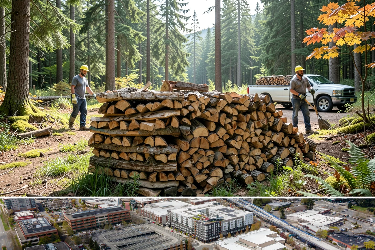 Kiln-Dried Hardwood in Redmond, King County, WA - Popular in late fall and winter when reliable, ready-to-burn heat matters most.