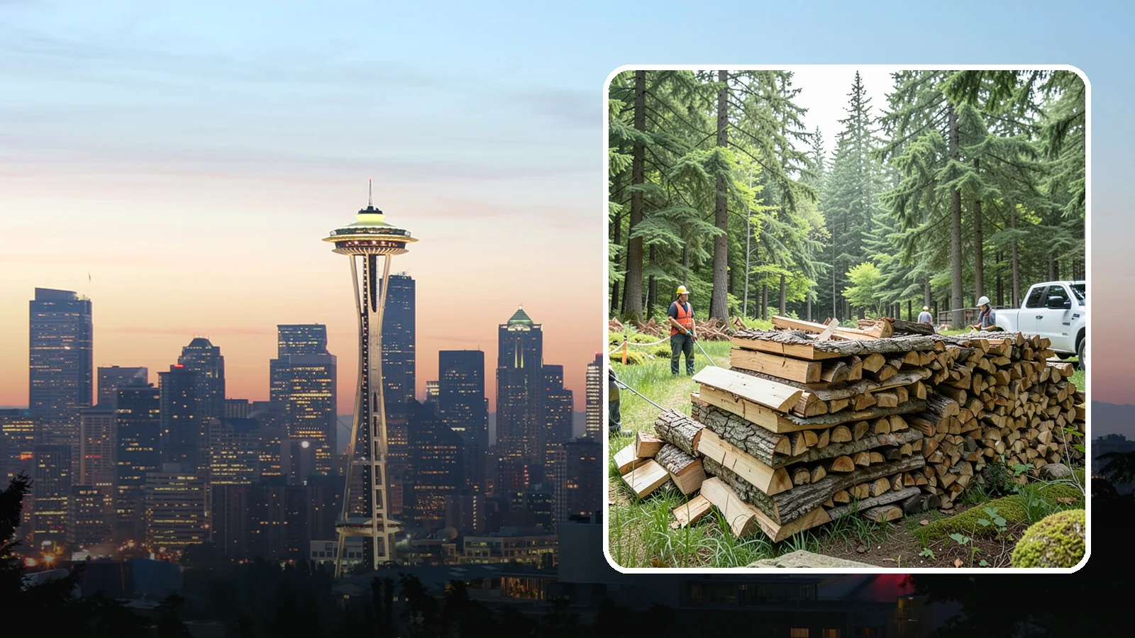 Kiln-Dried Hardwood in Seattle, King County, WA - Hardwood dried in a controlled kiln to a consistently low moisture level for premium burning.