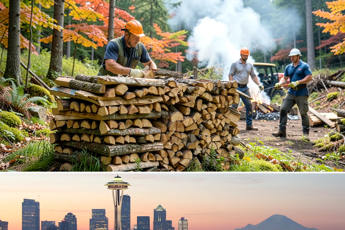 Kiln-Dried Hardwood in Seattle, King County, WA - Popular in late fall and winter when reliable, ready-to-burn heat matters most.