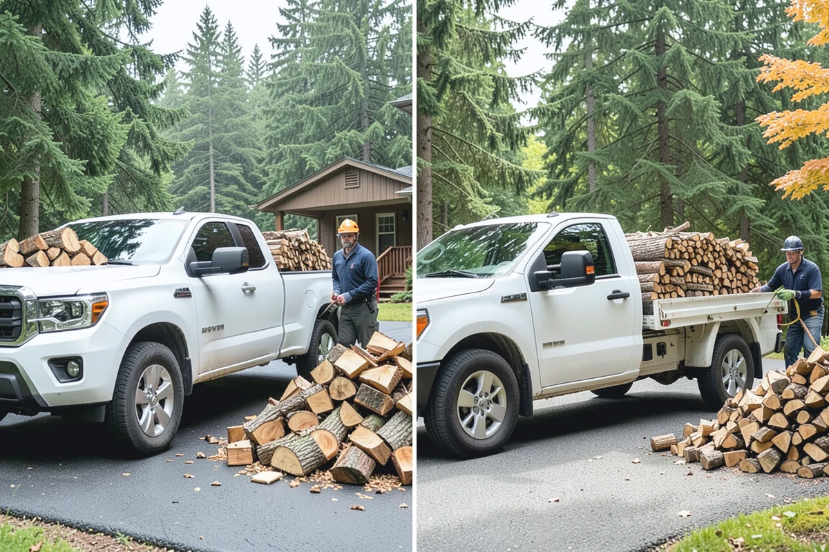 Kiln-Dried Hardwood in Skykomish, King County, WA - Split wood is loaded into the drying kiln