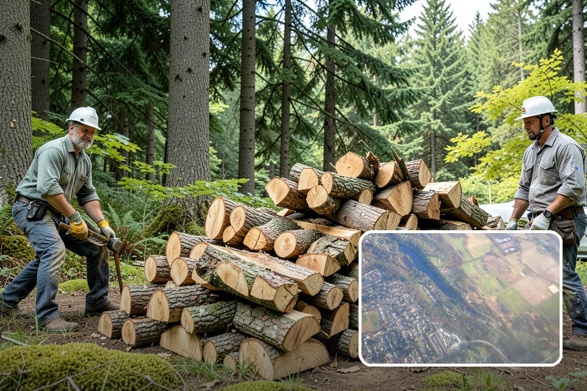 Kindling in Algona, King County, WA - Lights quickly in humid PNW conditions