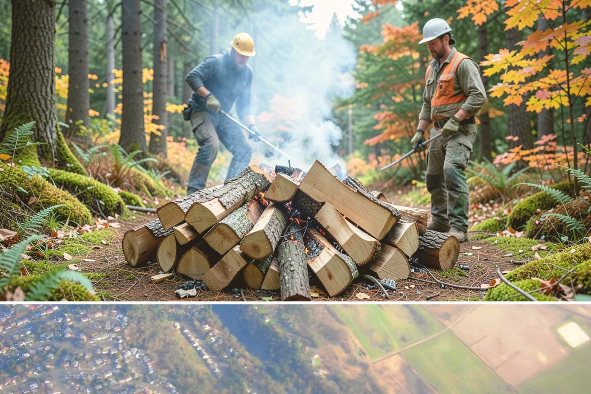Kindling in Algona, King County, WA - Stock up in early fall before the rainy season makes dry starter material harder to keep on hand.