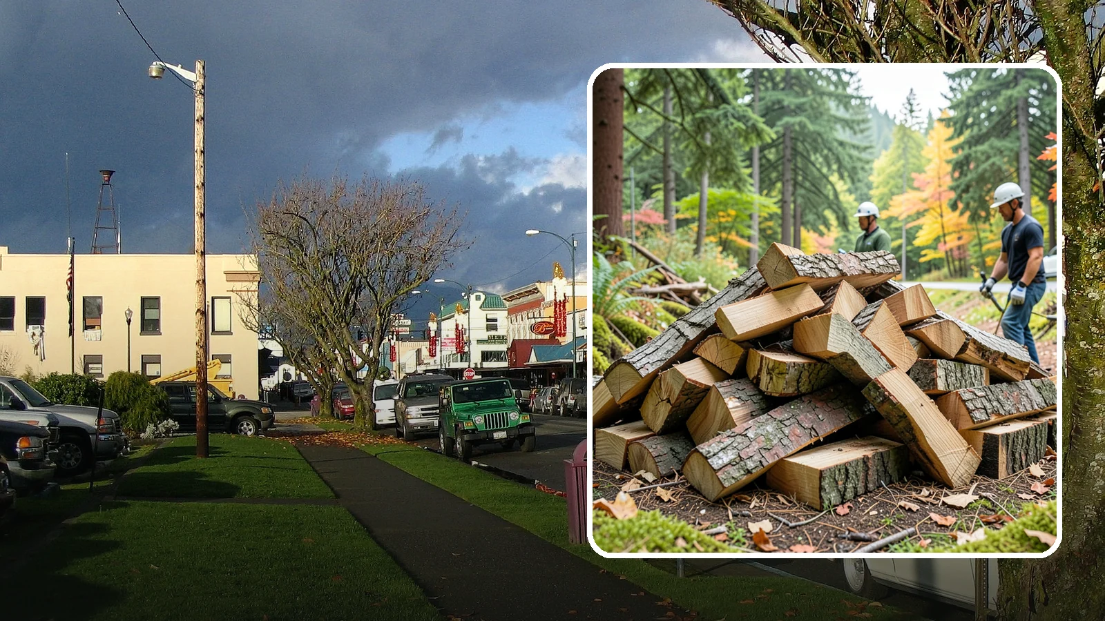 Kindling in Arlington, Snohomish County, WA - Dry, finely split kindling that helps you get a fire going fast in the damp Pacific Northwest climate.