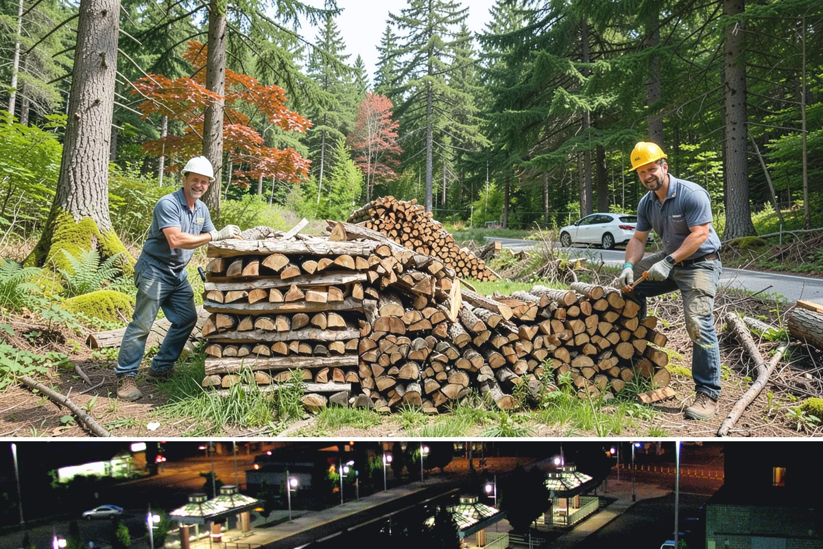 Kindling in Auburn, King County, WA - Stock up in early fall before the rainy season makes dry starter material harder to keep on hand.