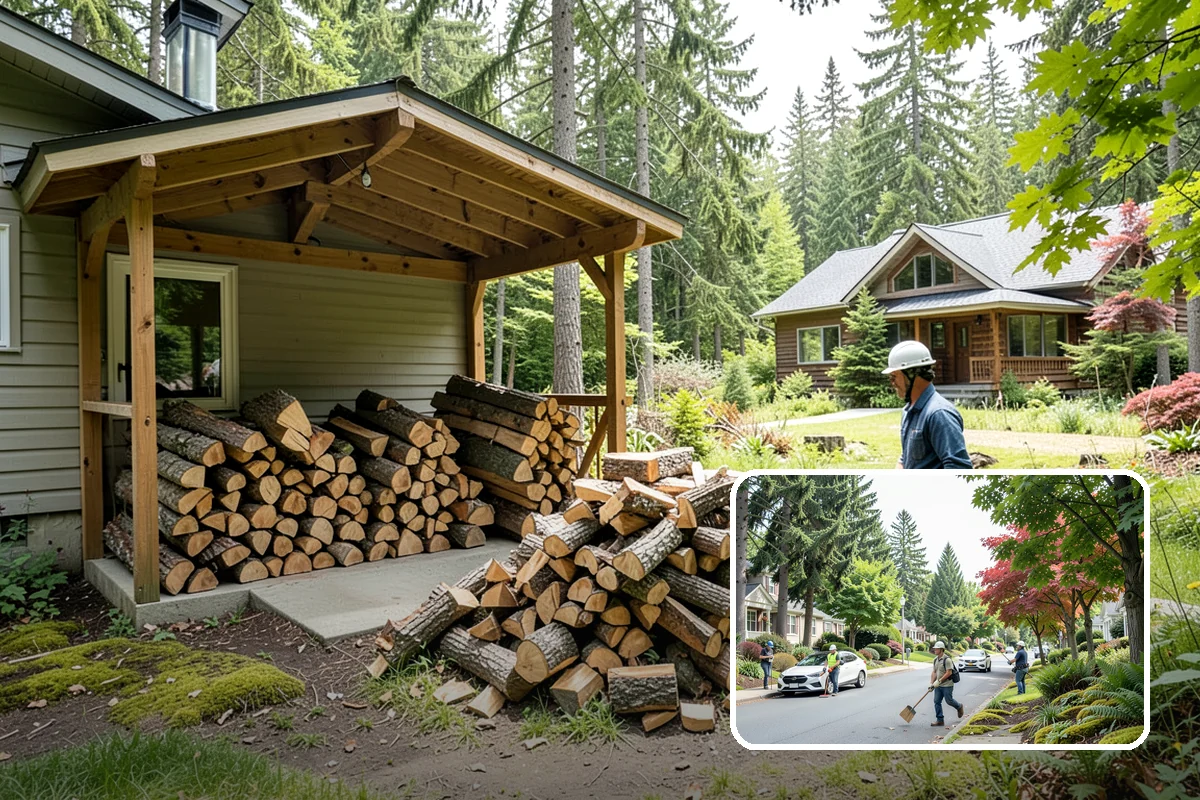 Kindling in Beaux Arts Village, King County, WA - Lights quickly in humid PNW conditions