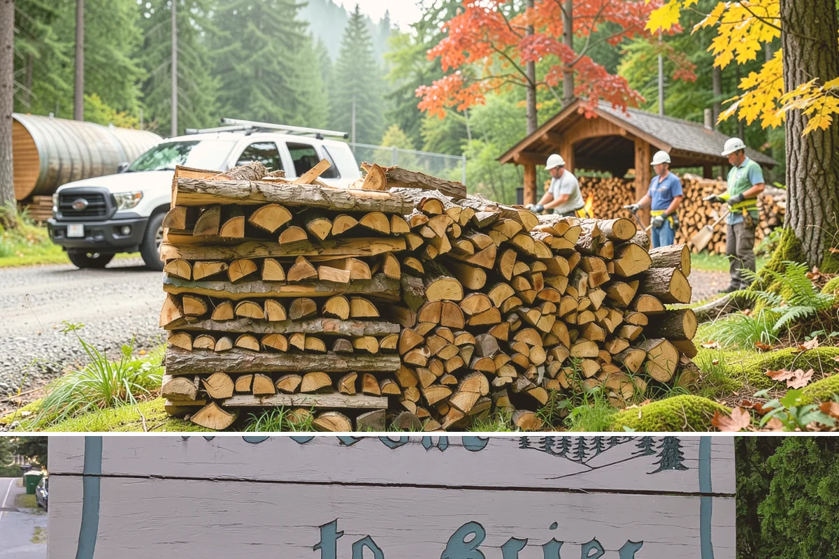 Kindling in Brier, Snohomish County, WA - Stock up in early fall before the rainy season makes dry starter material harder to keep on hand.