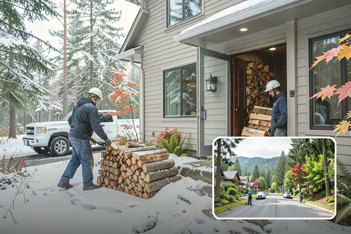 Kindling in Darrington, Snohomish County, WA - Lights quickly in humid PNW conditions